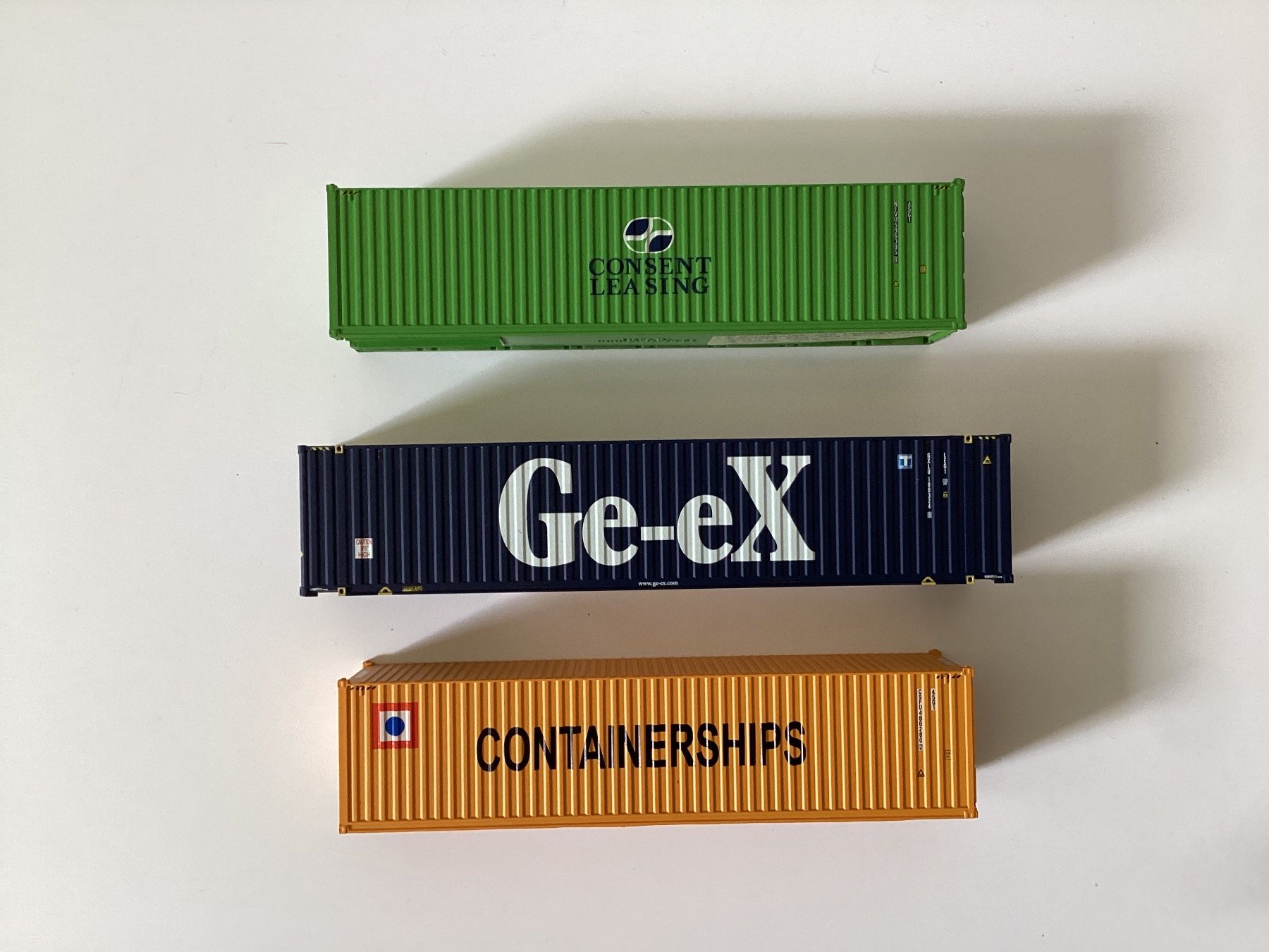 Kombimodell Modellini di ferrovie: B-Models Kombimodell Container 1:87 H0 – Usato da Effretikon venduto da simtek_de
