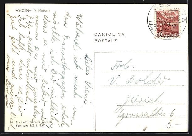 Cartes postales: AK Ascona, San Michele – D'occasion à Berlin par bartko-reher 1