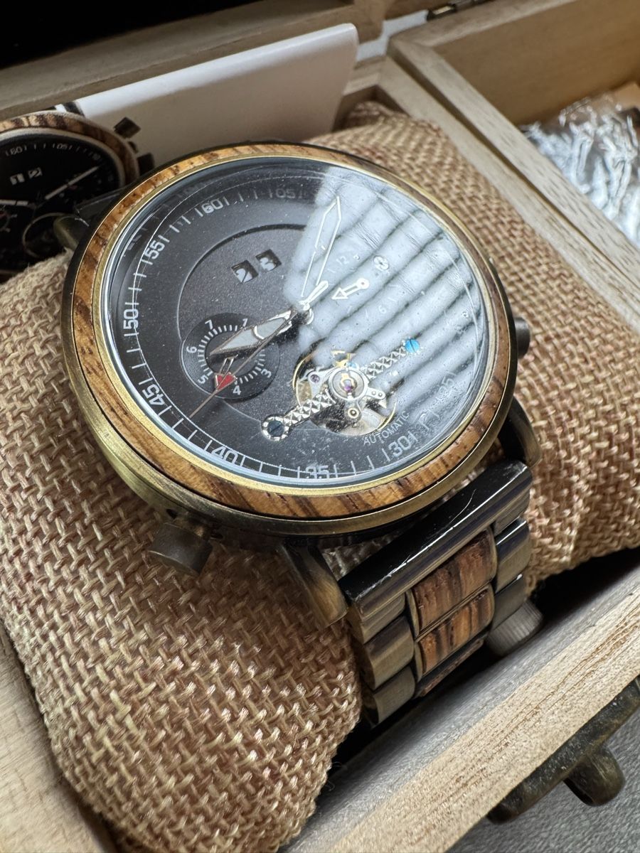 Uhren: Wood O'Clock Automatic Watch Set with Gift Boxes - NEW! – Neu und originalverpackt aus Schlieren von sch_7wfd 4