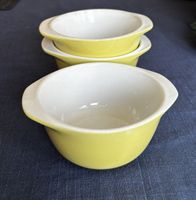 Rössler, 3x Müslischale/Suppentasse gelb, Mid Century