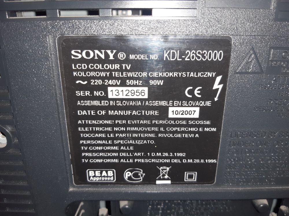 KDL S3000 Remote Replacement Remote Control For Sony TV Models KDL-26S3000, 32S3000, 40S3000 (RM-YD018) Sony Remote Control Cover - Foto 8