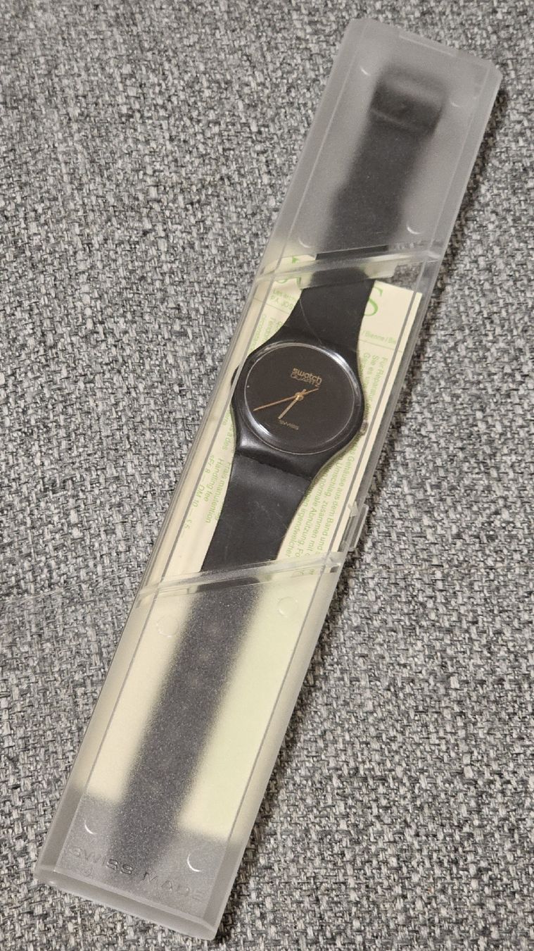 Swatch Orologi: Swatch GB101 Black Magic 1983 – Usato da Genève venduto da Fresko01 3