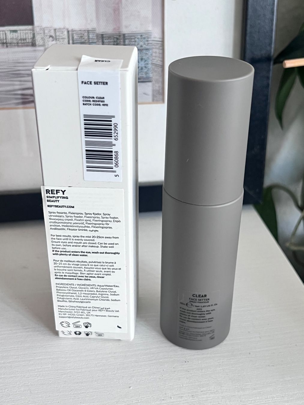 Make-up: NEU Refy Face Setter Setting Spray – Nuovo (secondo la descrizione) da Effretikon venduto da YaMn 3