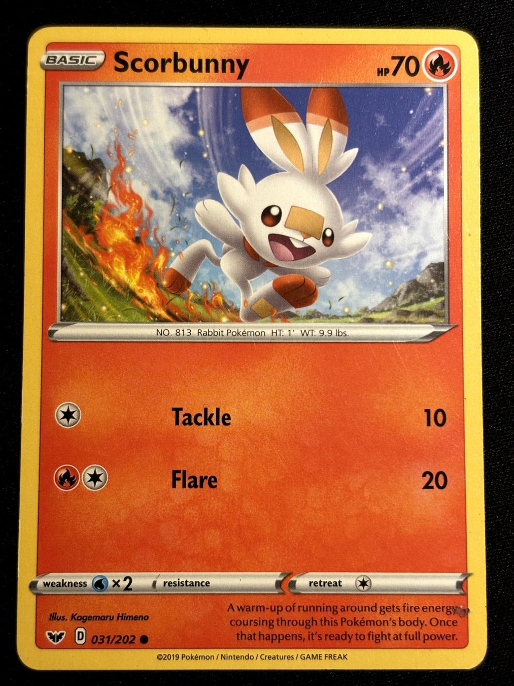 Pokémon Carte collezionabili: Pokemon Scorbunny - Sword-Shield 31/202 - English – Usato da Bern venduto da Big_GS