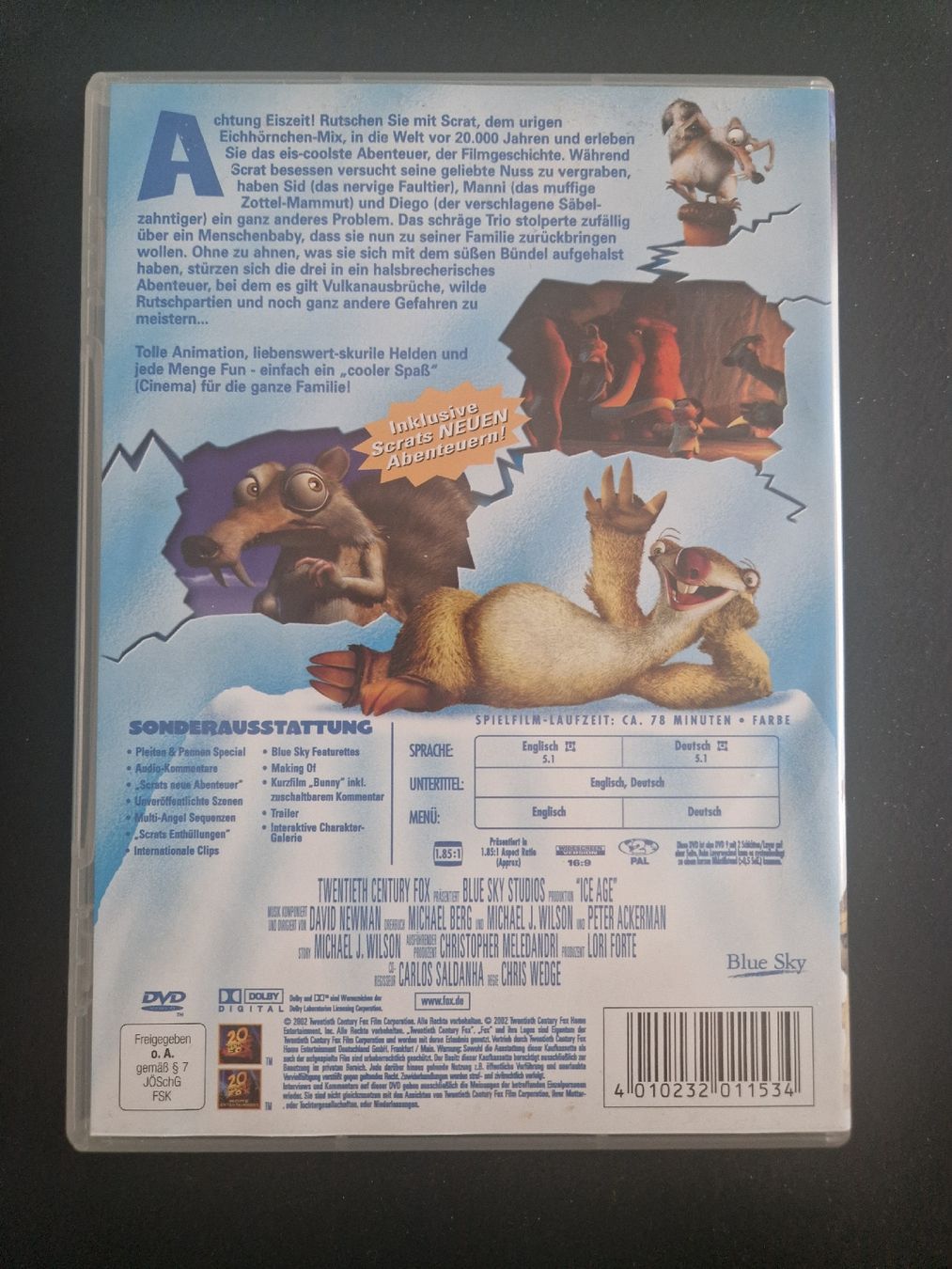 Tutti i DVDs: Ice Age DVD – Usato da Emmenbrücke venduto da alexa1983 1