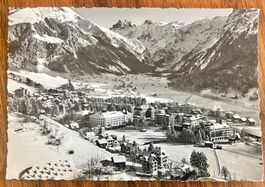 Engelberg mit Spannörter, gel. 1951, Winter, Hotel Alpina