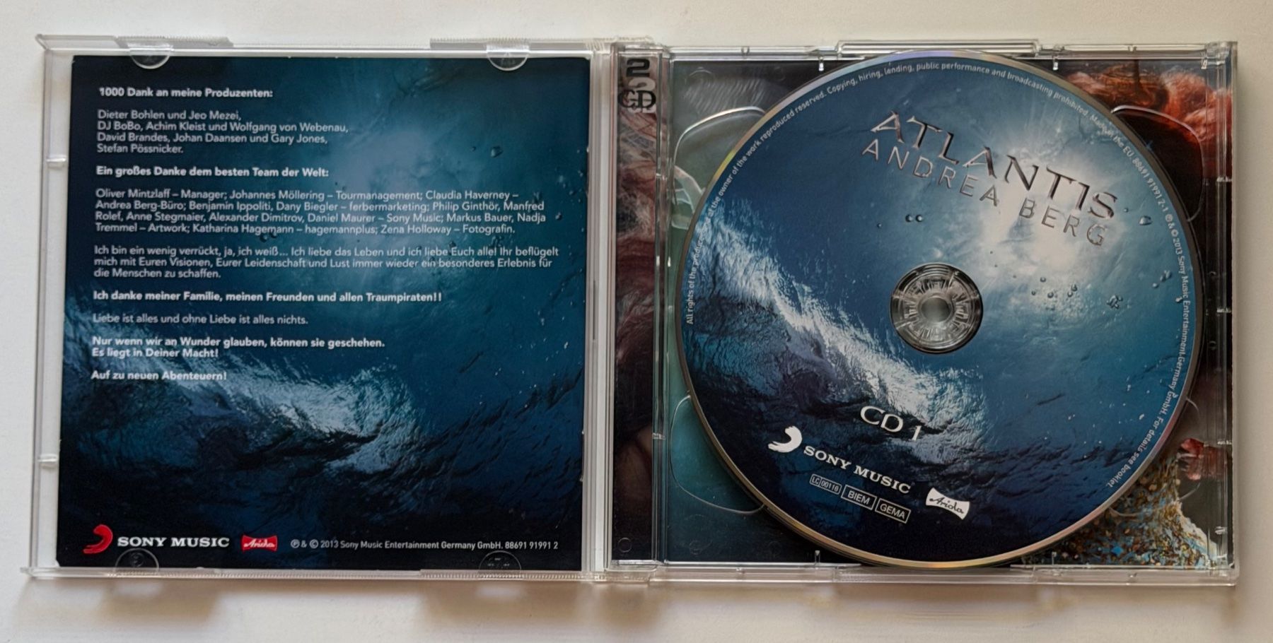 CDs: Andrea Berg / Atlantis (2 CDs) – Gebraucht aus Näfels von rottabi 2