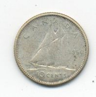 Kanada Canada 10 Cents 1960