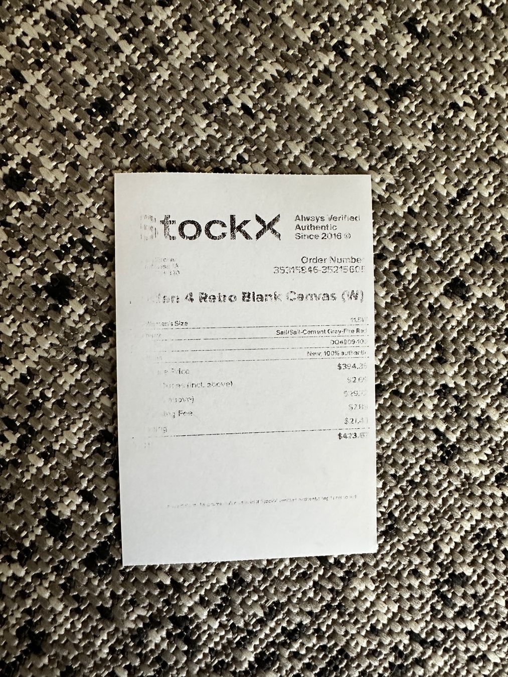 Jordan Scarpe da uomo: Jordan 4 Retro (Black Canvas) – Nuovo e nell'imballaggio originale da Arbon venduto da andizue 3