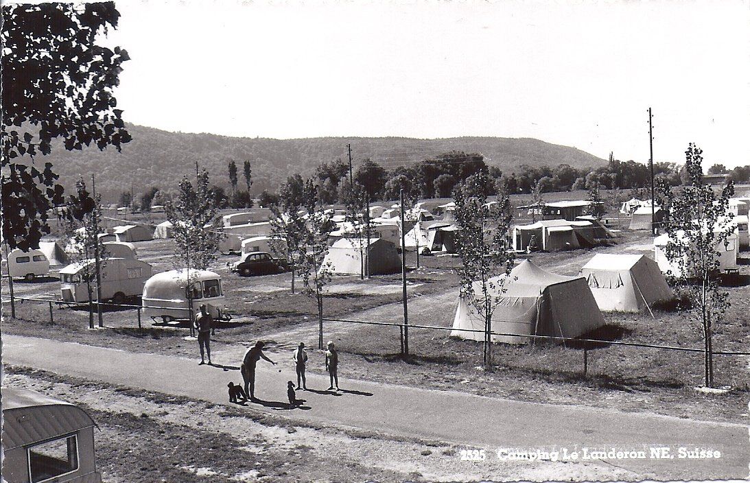 Ansichtskarten: LE LANDERON, le camping – Neu (gemäss Beschreibung) aus Les Verrières von Scampi0