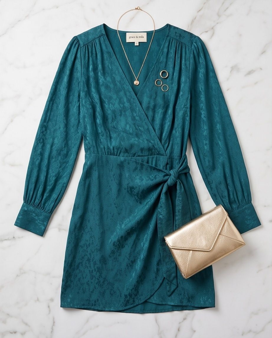 Grace Vestiti: Grace & Mila  robe pétrole - neuve - taille S – Nuovo e nell'imballaggio originale da Vuisternens-Romont venduto da gol_xp6p 4