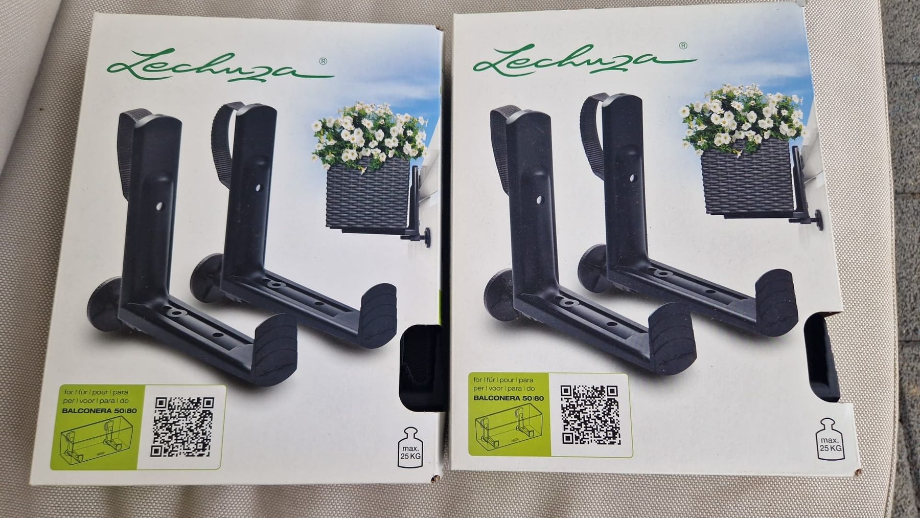 Eisenwaren: Balkonkastenhalter Neu 2 Stück – Neu und originalverpackt aus Buchs AG von greeneye01