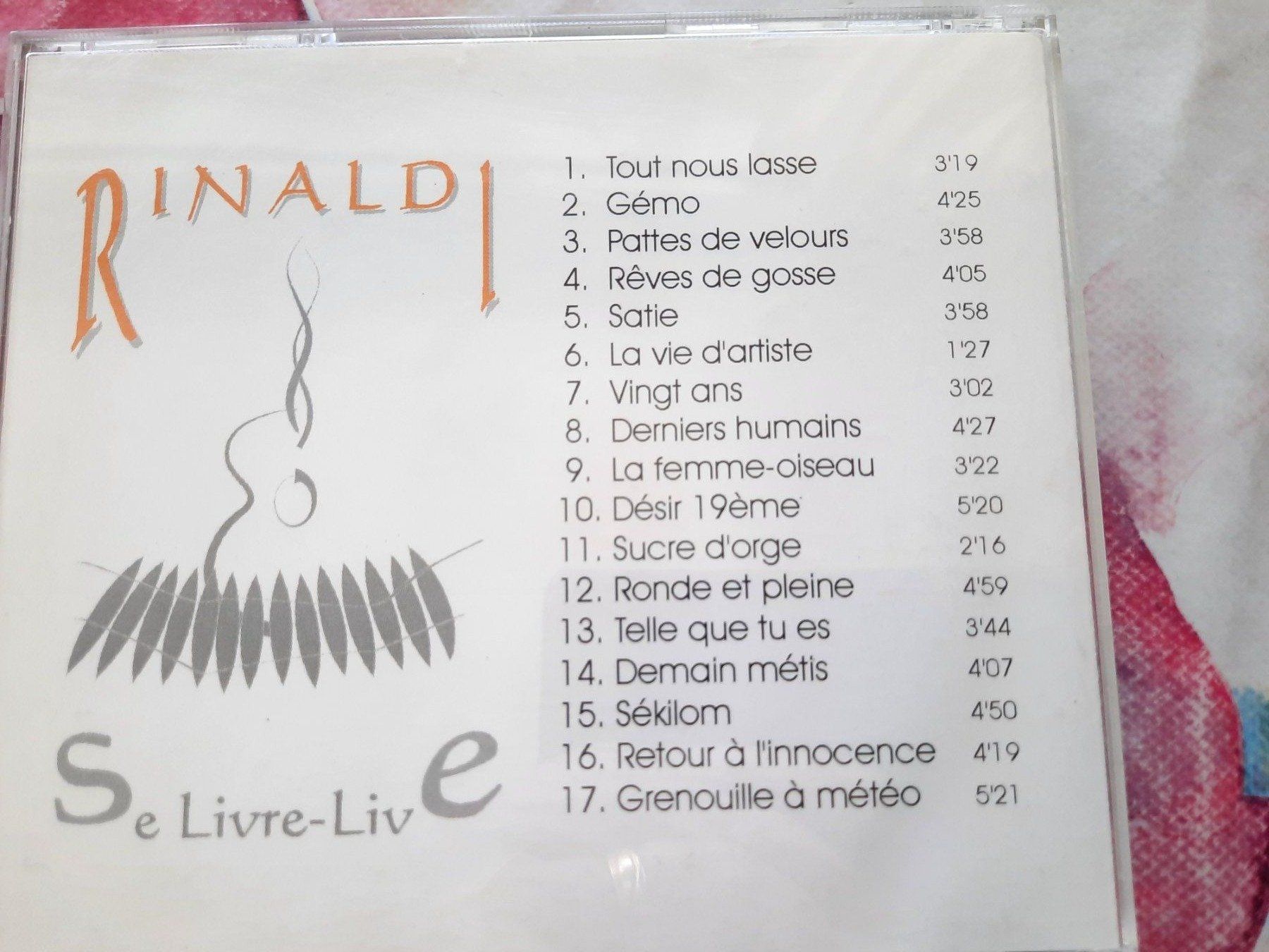 CD: CD Rinaldi - Se livre Live – Usato da Pully venduto da bro_n52j 2