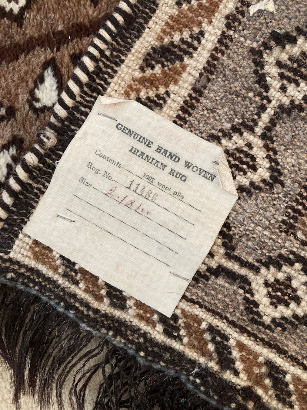 Gabbeh Teppiche: Echter Orientteppich, Handgeknüpft, Vintage, – Gebraucht aus Baar von Johan016 1
