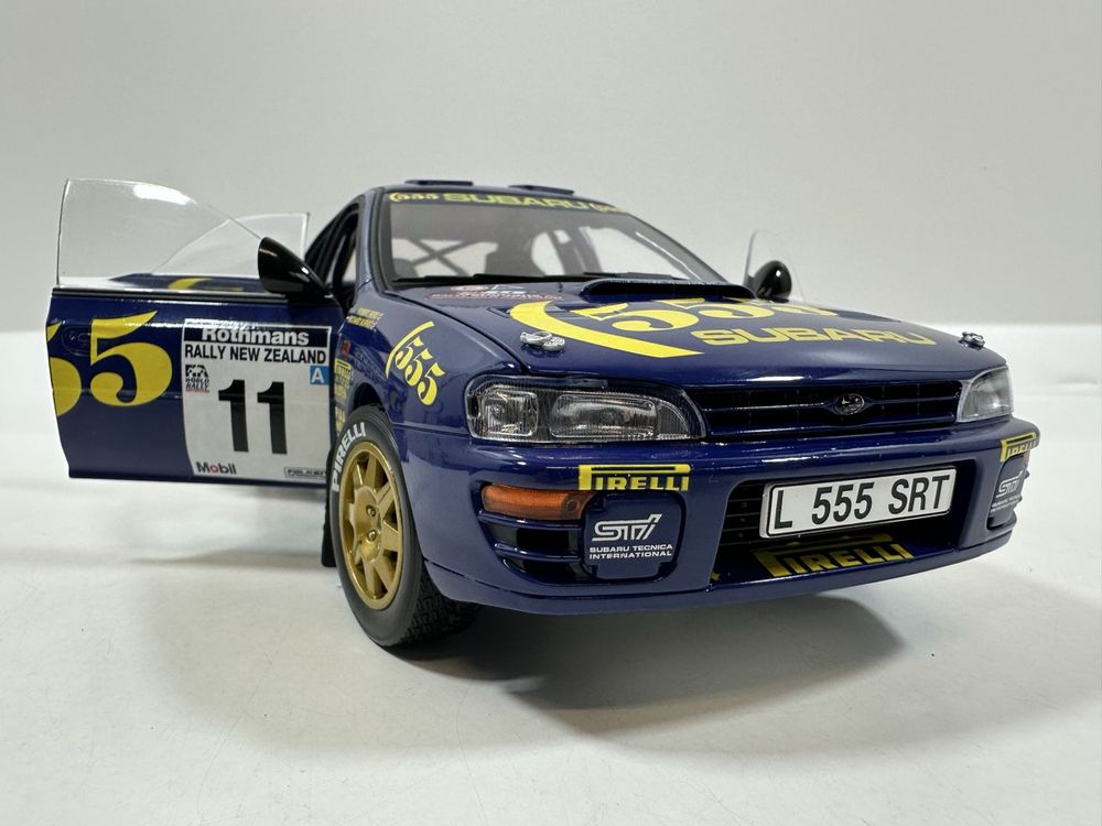Subaru Impreza 555 1:18 Rally New Zealand, Burns, SUN STAR (Neu (gemäss ...
