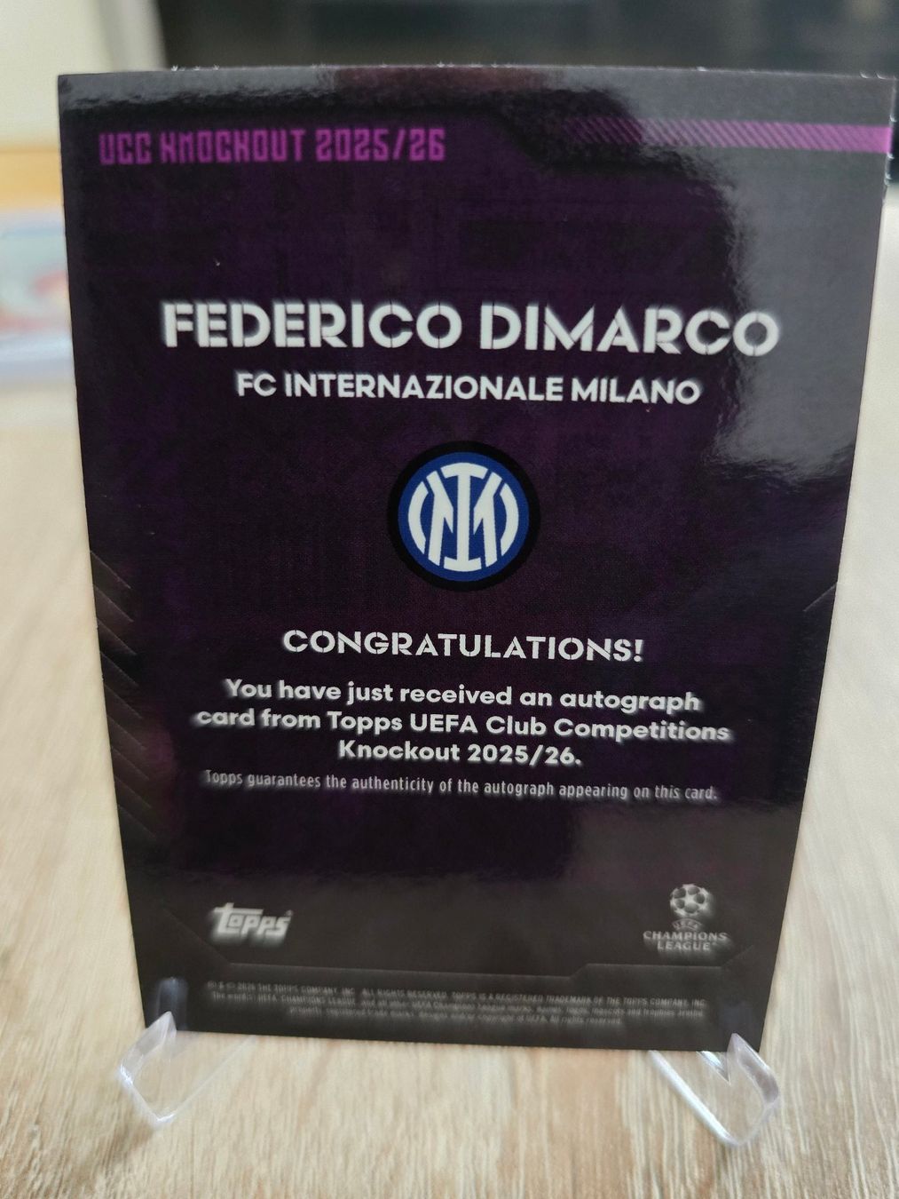 Topps Carte collezionabili: Federico Dimarco Auto 2x – Nuovo (secondo la descrizione) da St. Gallen venduto da SaintCity 1