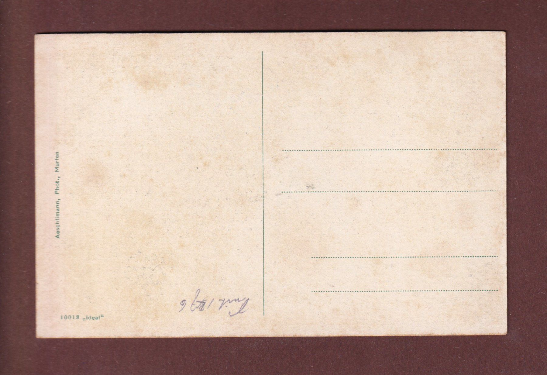 Cartoline postali: MORAT - La Tour bombardée – Usato da Pully venduto da nicecards-shop 1