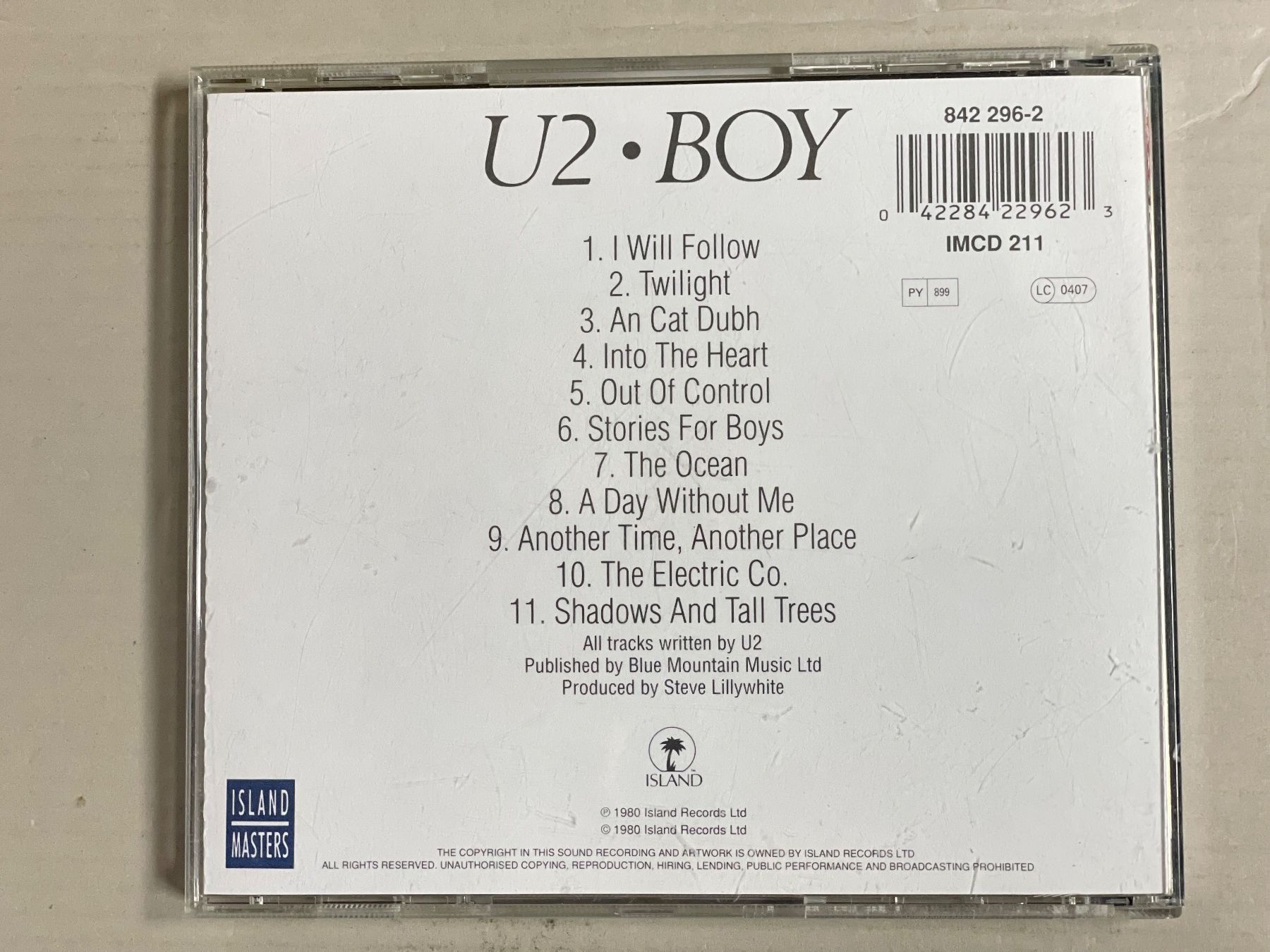 CD: U2-BOY – Usato da Muri b. Bern venduto da AdidasCollector 1
