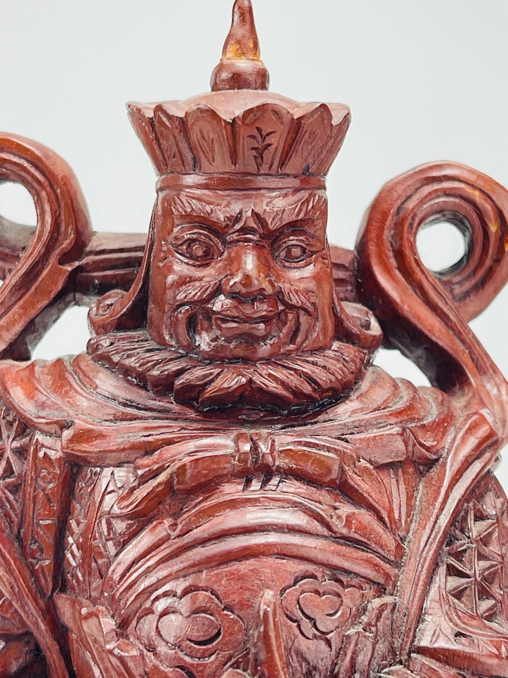 Sculture & Statue: Handgeschnitzte chinesische Holzfigur, Kampfpose #1 – Usato da Zürich venduto da Arche_Brockenhaus 5