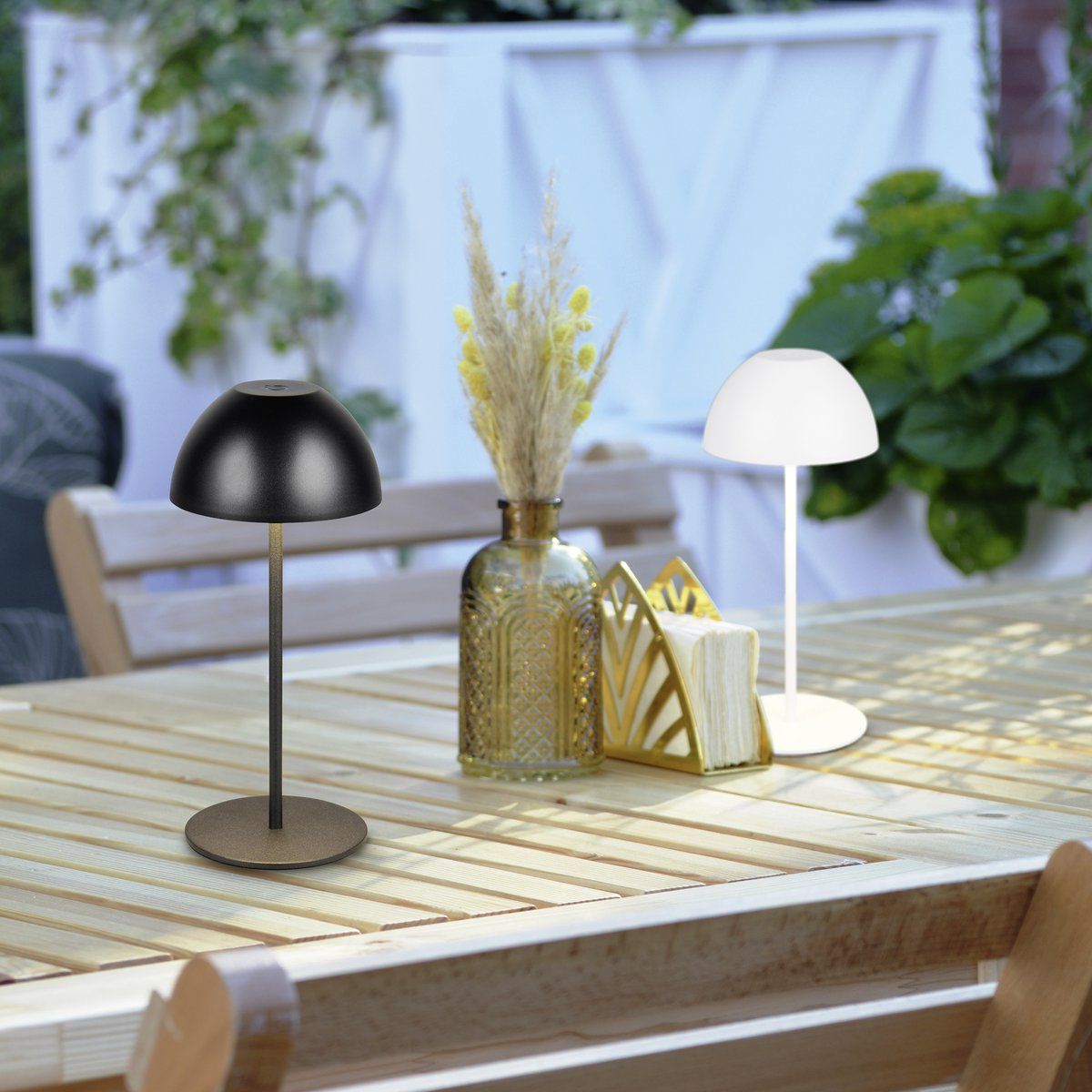Lampen: LED Aussen Tischleuchte Akku, 20 cm Höhe – Neu (gemäss Beschreibung) aus Kreuzlingen von Smart-Light 3