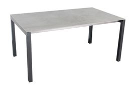 Gardeko Keramiktisch grau 160x95 Gartentisch Keramik neu