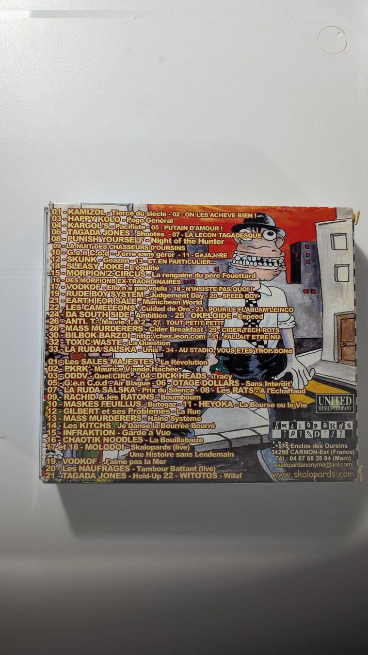 CD: Skalopard Anonymes - Ska-Sampler Box (2 CDs) – Usato da Baar venduto da Arthur_Fooksayk 1
