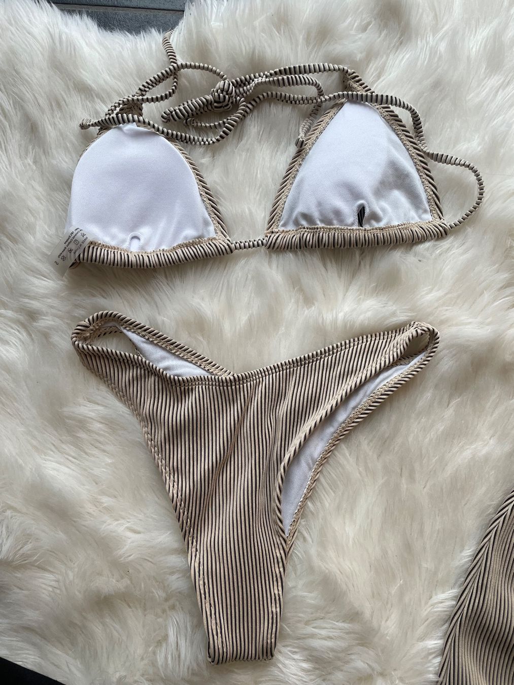 Costumi da bagno & Bikini: Bikini Set mit Rock, Beige, Grösse S, 1x getragen – Usato da Dübendorf venduto da ja-m 2