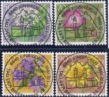 319-322 Vollstempel Tag der Briefmarke Einsiedeln - PJ