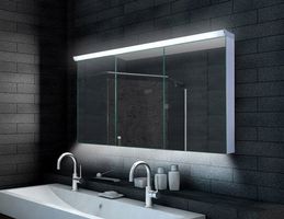Spiegelkasten mit LED-Beleuchtung, Originalverpackt