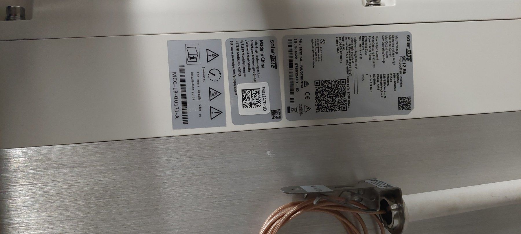 SolarEdge Wechselrichter: Onduleur SolarEdge SE12,5K - SE27,6K – Gebraucht aus Attalens von con_7hjx 3