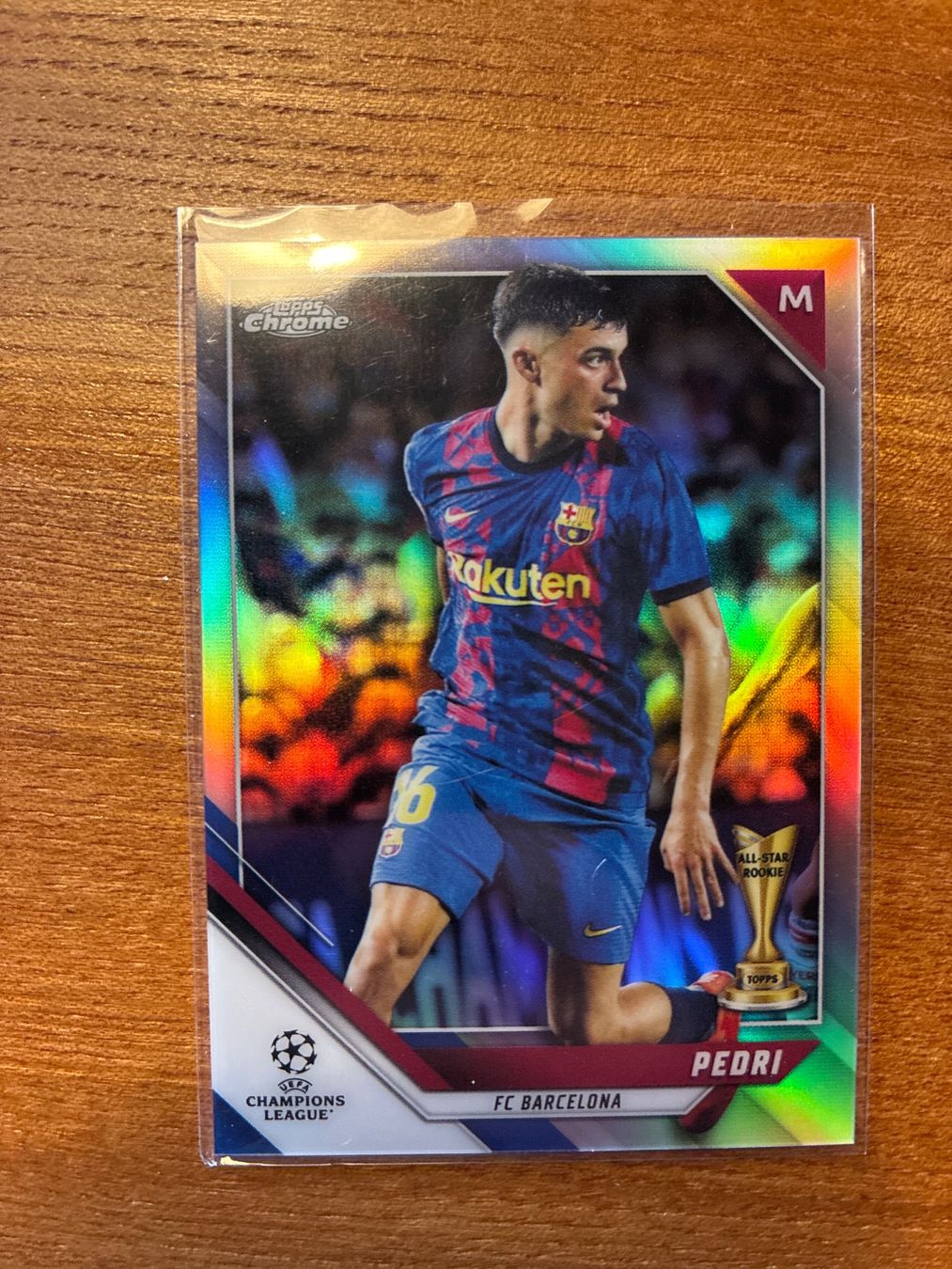 Topps Sammelbilder & Trading cards: Topps Chrome Pedri Refractor – Gebraucht aus Wangenried von Garagara