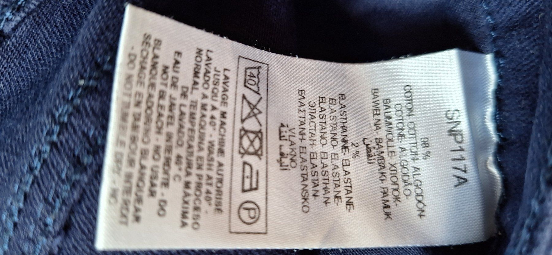 Nafnaf Jeans: Naf-Naf, jeans marine – Nuovo e nell'imballaggio originale da Lussery-Villars venduto da pousinete02 4