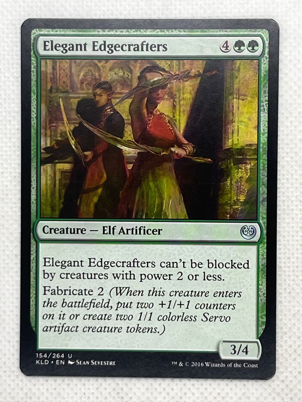 Magic The Gathering Cartes à collectionner: MTG Elegant Edgecrafters KLD 154 Englisch Uncommon – D'occasion à Hinterkappelen par Kim1992