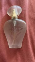 Flacon de parfum vide givré décoré