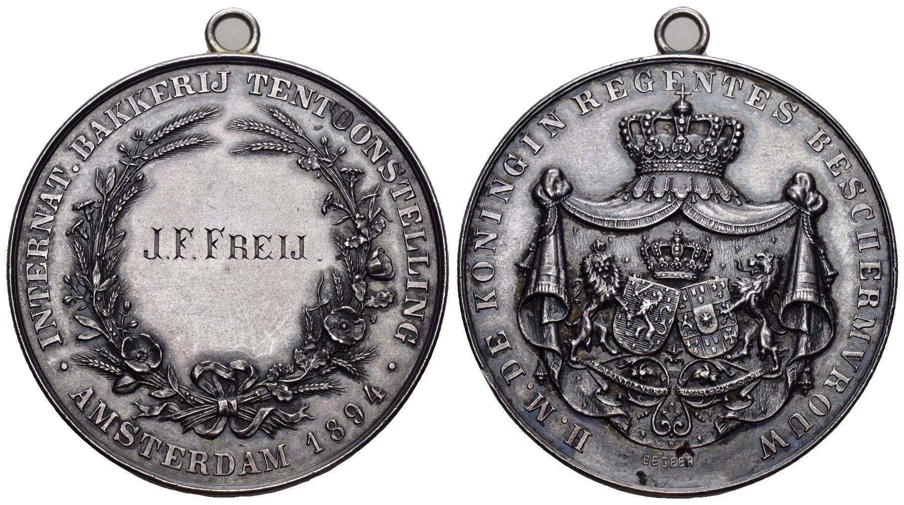 Medaillen: Amsterdam 1894 – Gebraucht aus Bern von numismatictops