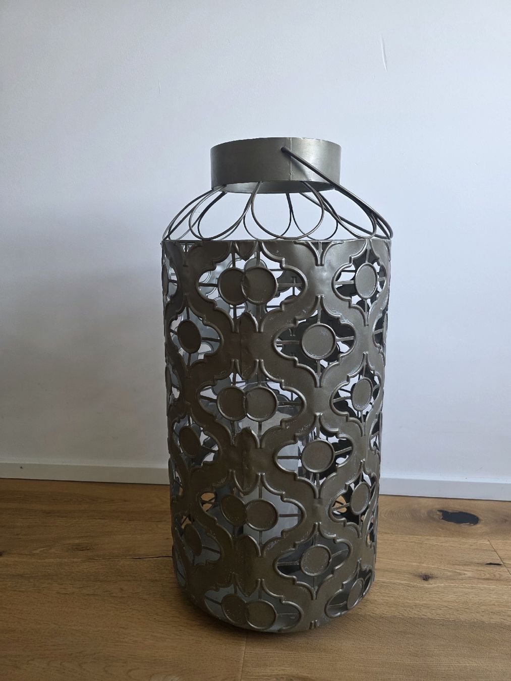 Lanterne: Lanterna decorativa da esterno/interno, metallo traforato, – Usato da Zollikon venduto da MaxDC