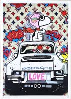 Death NYC Pop Art Druck " Vuitton Tag Heuer Snoopy Porsche