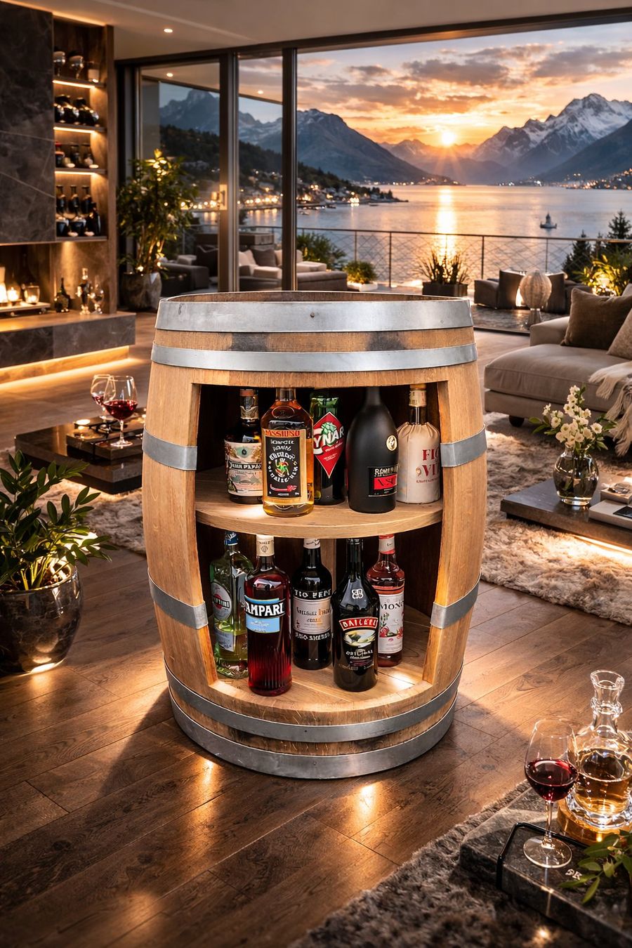 Autres: Eichenfass als Wein- und Digestives bar – Neuf (Voir description) à Luzern par Logik