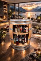 Eichenfass als Wein- und Digestives bar