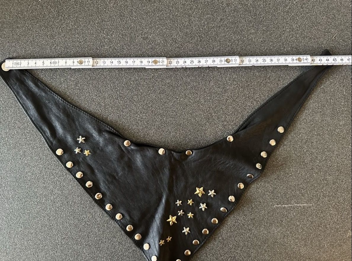 Costumi: Black Leather Collar Studded with Star🌟 – Usato da Vevey venduto da ledidream 4