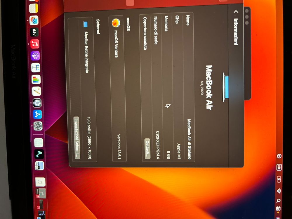 Vendo Macbook Air M1 2020 Kaufen auf Ricardo