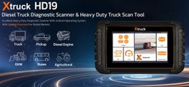 HD19 Profi Truck Scanner | DPF-Reset, Injektortest, OBD2 für