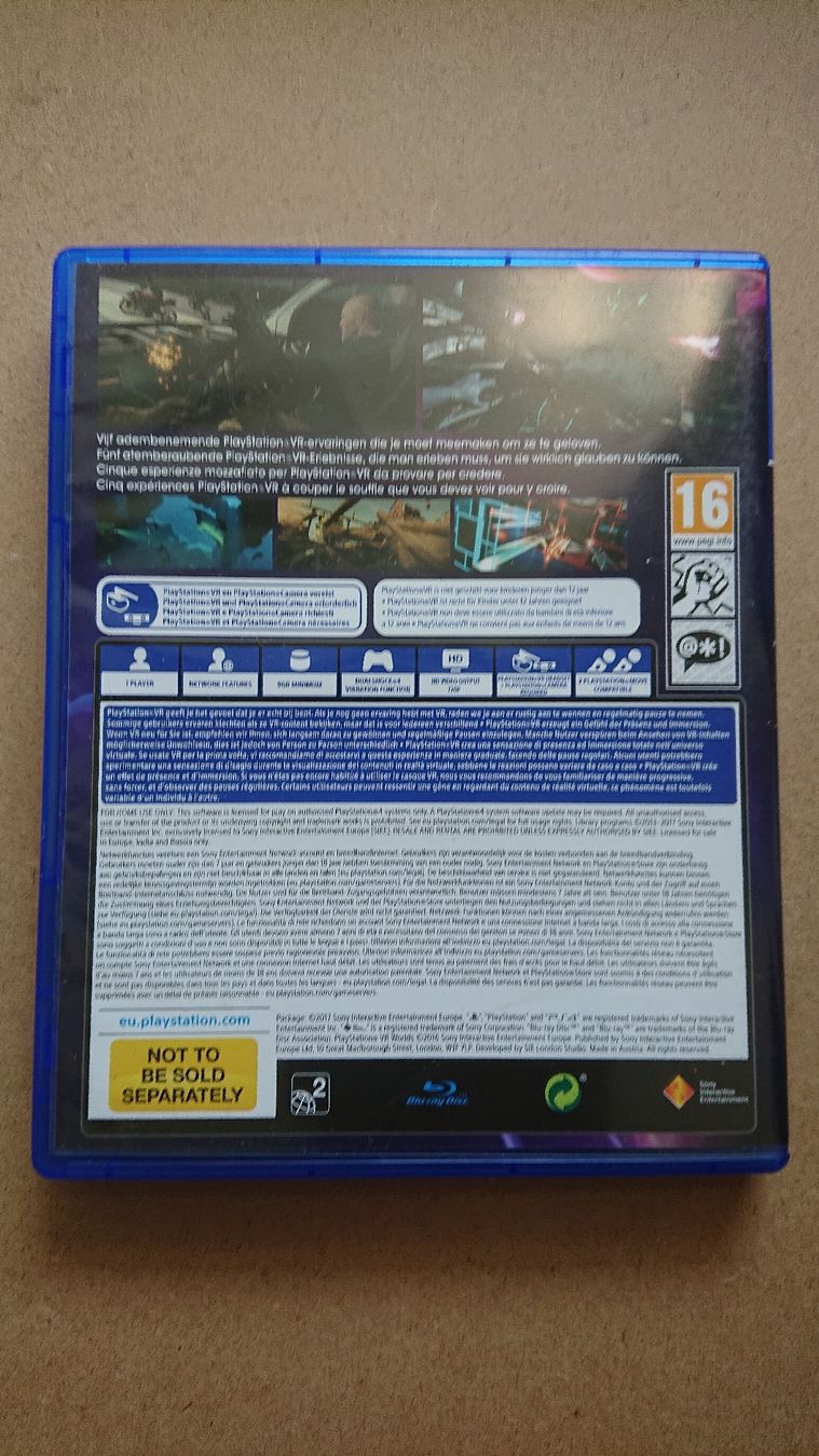 Giochi: PlayStation VR Worlds PS4  – Usato da Chur venduto da FreakofRarity 1