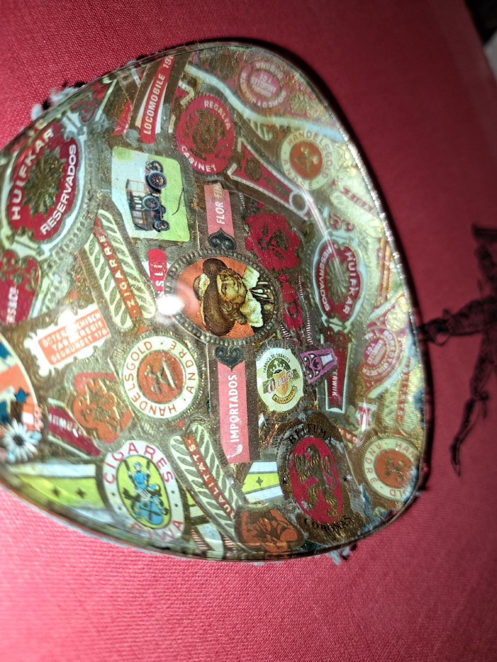 Portacenere: Vintage Zigarren-Schale, Aschenbecher  – Usato da Kölliken venduto da Upcycling-by-Mc-TAM 3