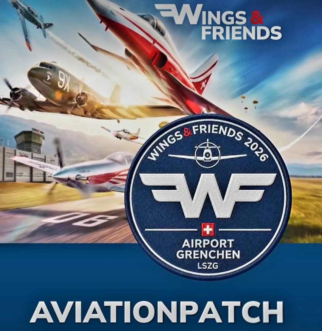 Placchette & Badge: Patch Wings & Friends Airport Grenchen 2026 Neu – Nuovo (secondo la descrizione) da Niederbipp venduto da meriva88
