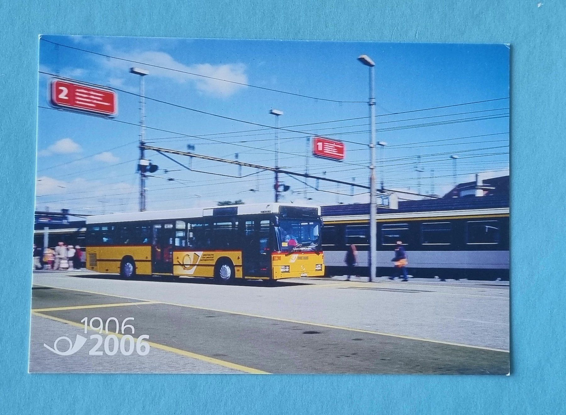 Cartoline postali: 100 Jahre Postauto Schweiz - 1906 - 20065 – Usato da Rothrist venduto da RROENK