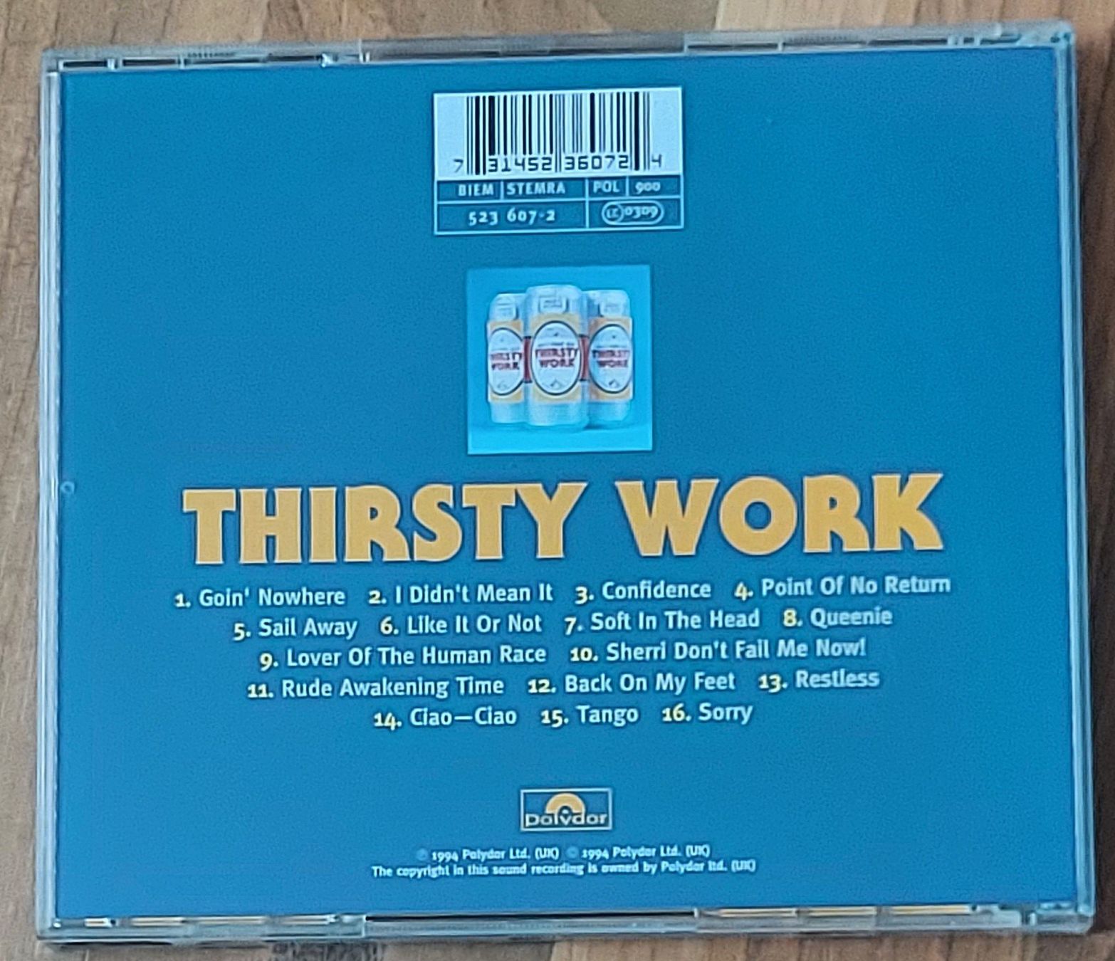 CDs: CD - STATUS QUO - THIRSTY WORK – D'occasion à Steckborn par Quo7 1
