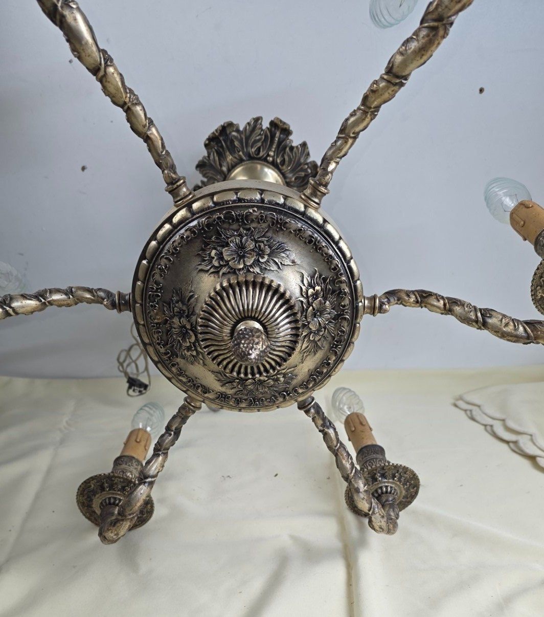 Lampadari & plafoniere: Antiker Kronleuchter  Deckenleuchte  Historismus / Neobarock – Usato da Flums venduto da Flumsantik 7