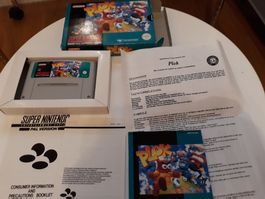 Plok Super Nintendo SNES Spiel OVP