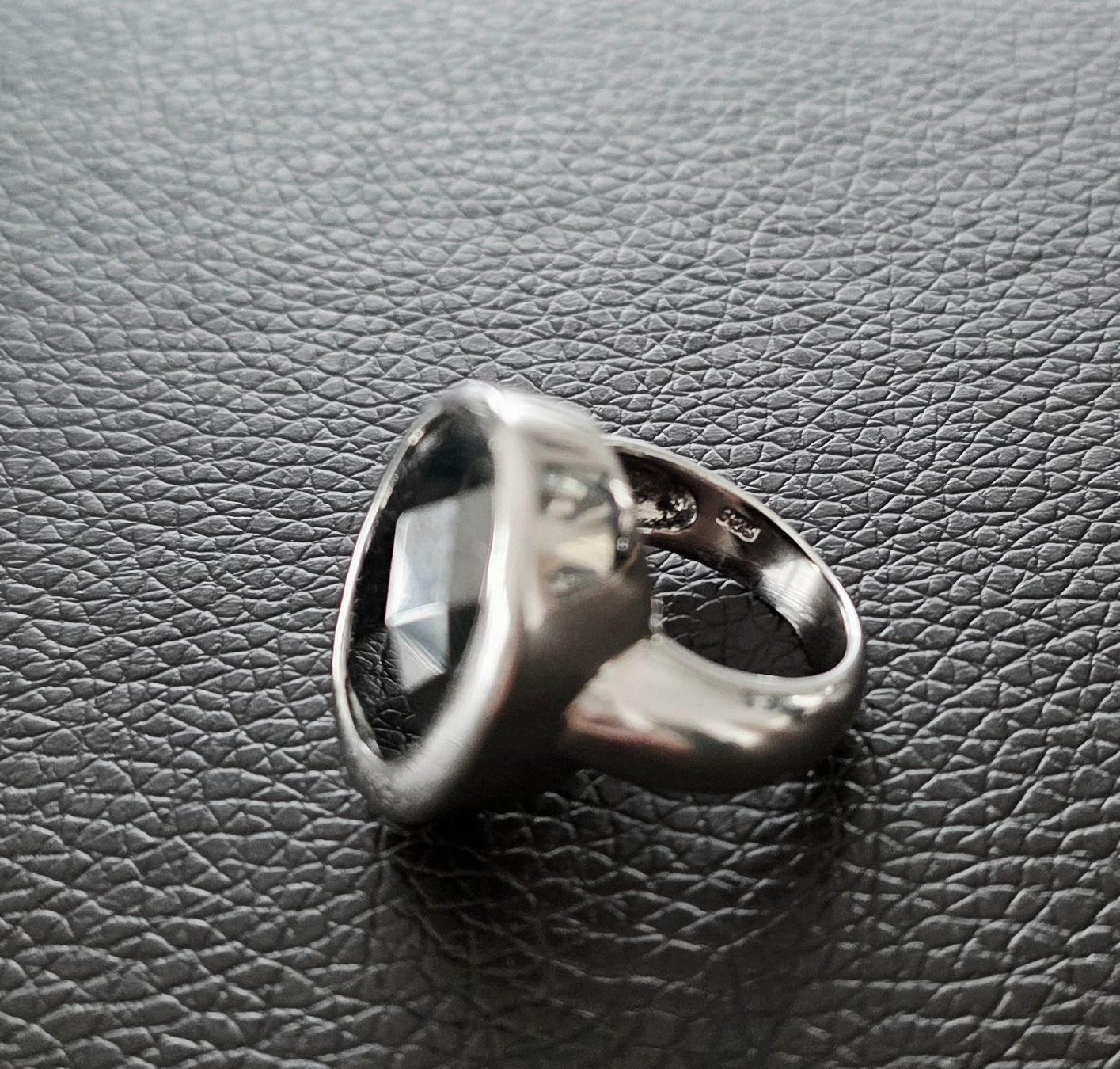 Anelli: Eleganter Silberring925 mit facettiertem Onyx – Nuovo e nell'imballaggio originale da Uetikon am See venduto da Coralreef 5